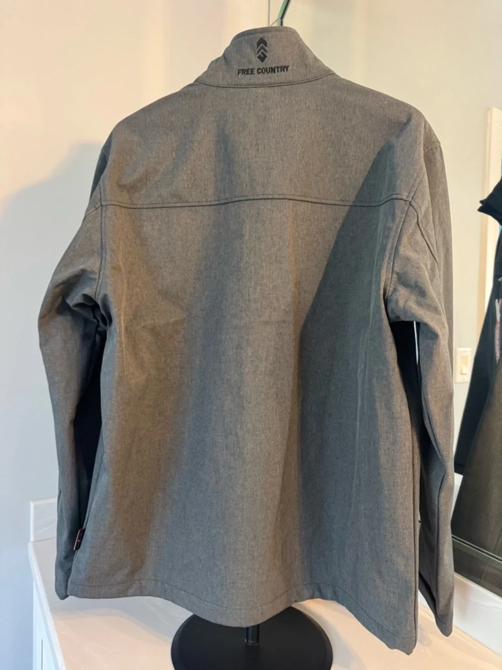 Free Country Men's Grey Heather Softshell Jacket USM
